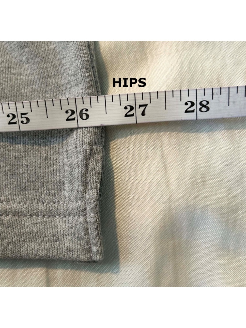 T-SHIRT, MOCK NECK, GREY, SIZE XL, LONG SLEEVES, 100% COTTON, SIDE SLITS, - Picture 12 of 12